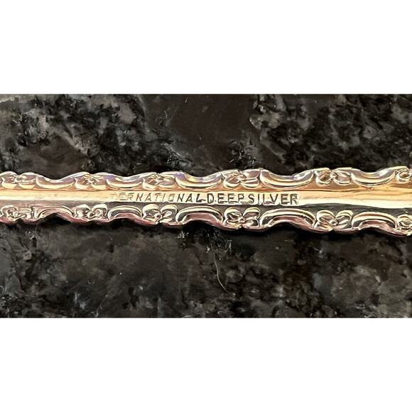 4 International Silver Co Deepsilver Silverplate 1971 Camille Oval Soup Spoons - Picture 5 of 5